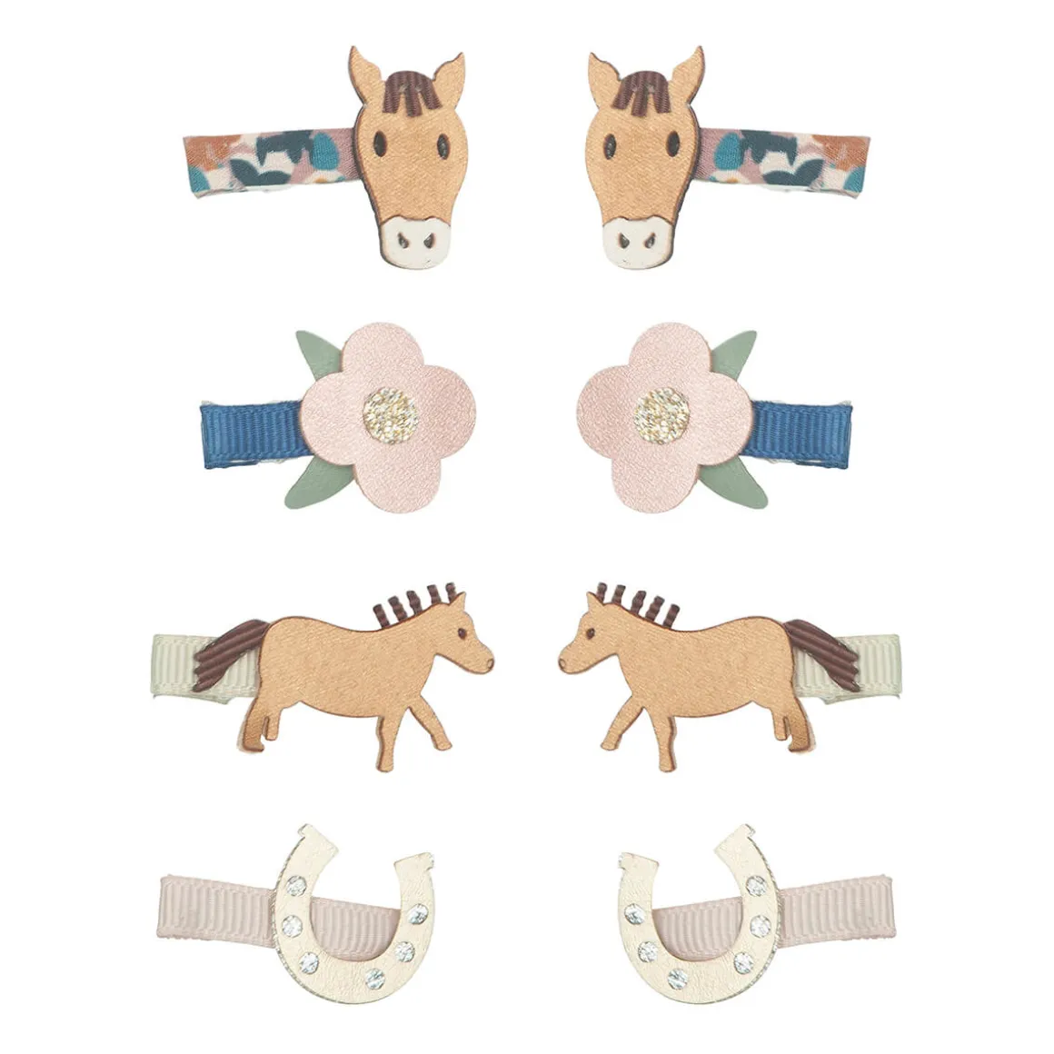 Horse Mini Hair Clips by Mimi & Lula