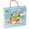 4 House Wooden Puzzle by Vilac