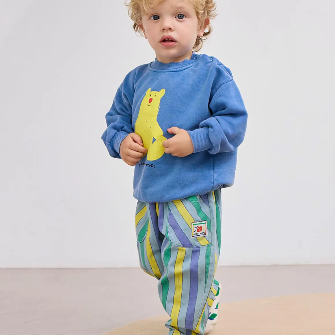 Hug Me Bear Baby Sweatshirt by Bobo Choses
