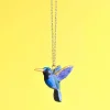 Hummingbird Ceramic Pendant by Camp Hollow