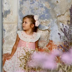 Ibiza Top & Hairclip in Rosa Bloom Print by Bonjour