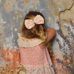 Ibiza Top & Hairclip in Rosa Bloom Print by Bonjour
