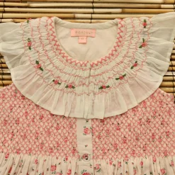 Ibiza Top & Hairclip in Rosa Bloom Print by Bonjour