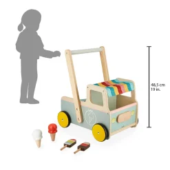 Ice Cream Cart Push Along Trolley by Janod
