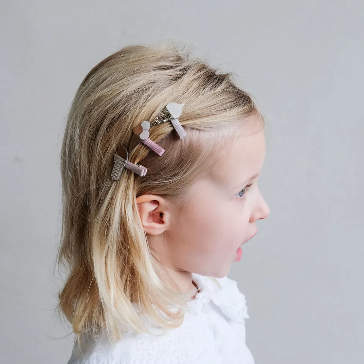 Ice Cream Mini Hair Clips by Mimi & Lula