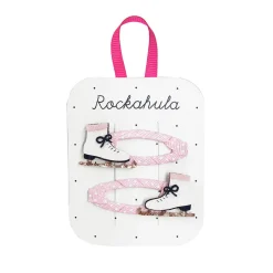 Ice Skate Glitter Hair Clips by Rockahula