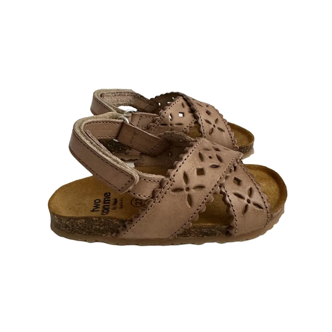 Ida Cut Out Sandals in Sand by PèPè