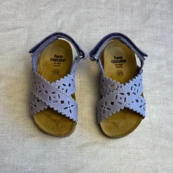 Ida Cut Out Sandals in Violetto by PèPè