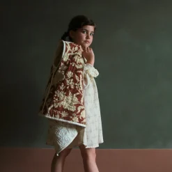 Ikat Dress in Ivory by Bonjour - Last Ones In Stock - 2-8 Years