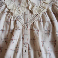 Ikat Dress in Ivory by Bonjour - Last Ones In Stock - 2-8 Years