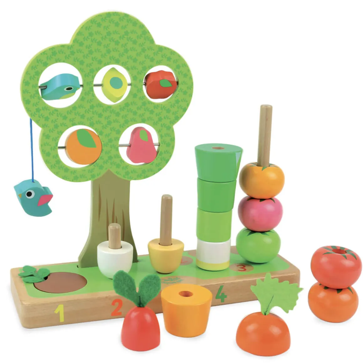 I Learn Counting Vegetables Set by Vilac