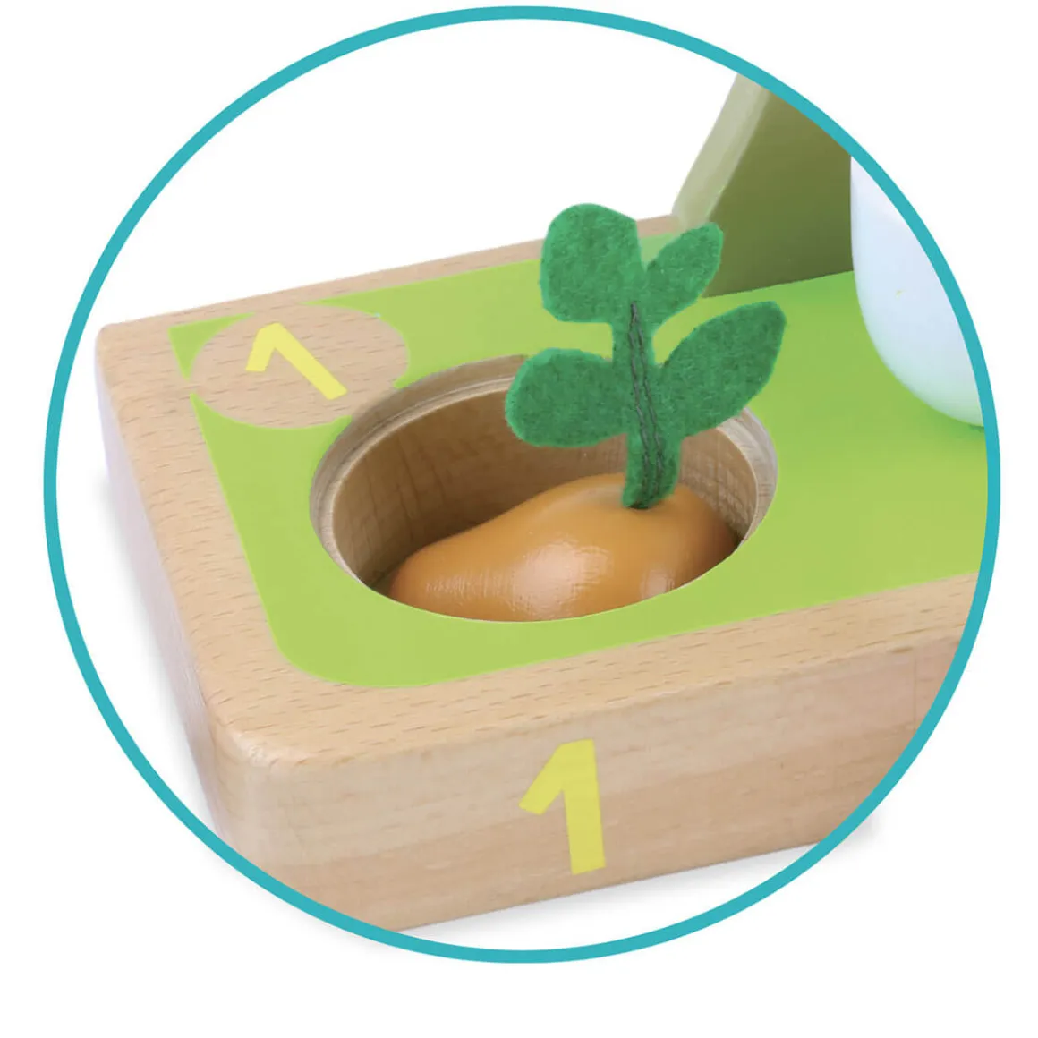 I Learn Counting Vegetables Set by Vilac