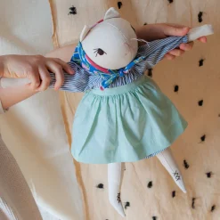 Imogen Large Cat in Cream by Polka Dot Club