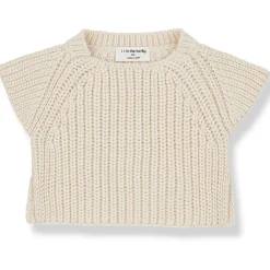 Indy Blouse in Ecru by 1+ in the Family - Last Ones In Stock - 6-12 Months