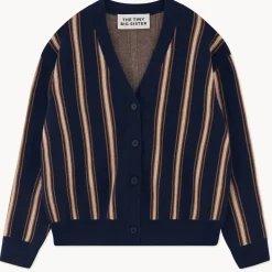 Ines Striped Cardigan in Navy by The Tiny Big Sister