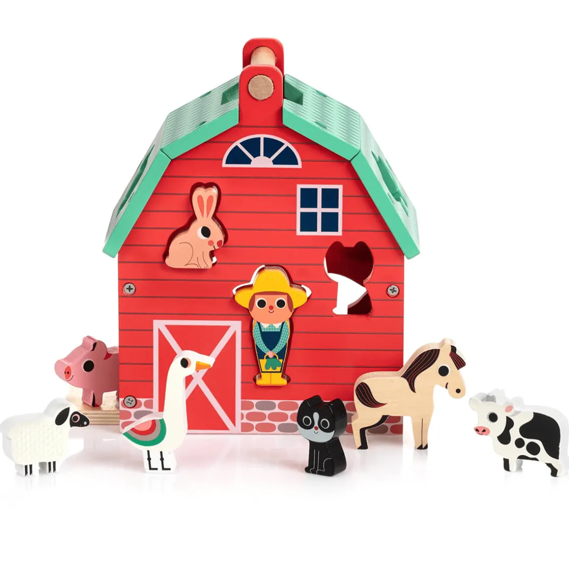Ingela P. Arrhenius Farm Shape Sorter by Vilac