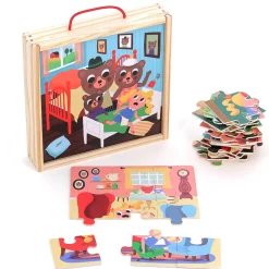 Ingela P.Arrhenius Goldilocks Wooden Puzzle by Vilac