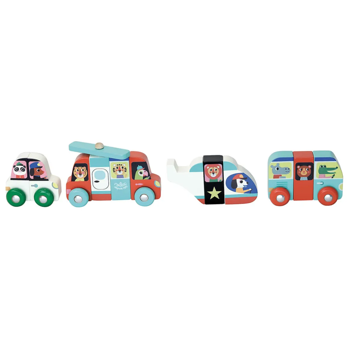 Ingela P. Arrhenius Magnetic Cars Set by Vilac