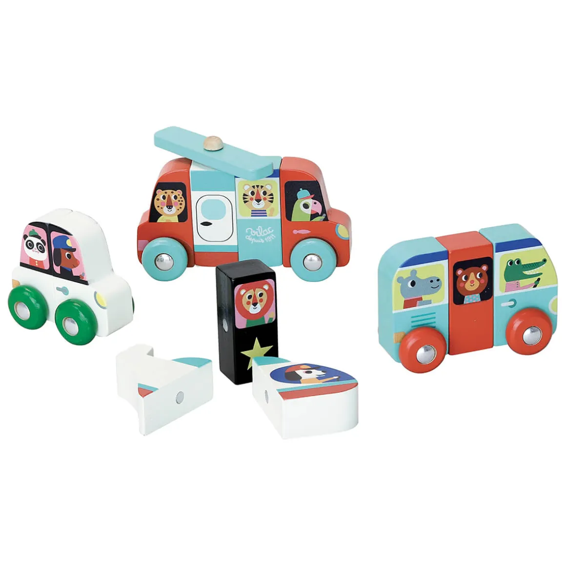 Ingela P. Arrhenius Magnetic Cars Set by Vilac