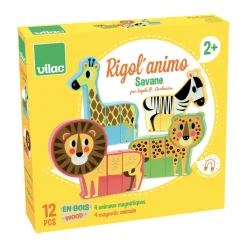 Ingela P. Arrhenius Magnetic Savannah Animals Set by Vilac