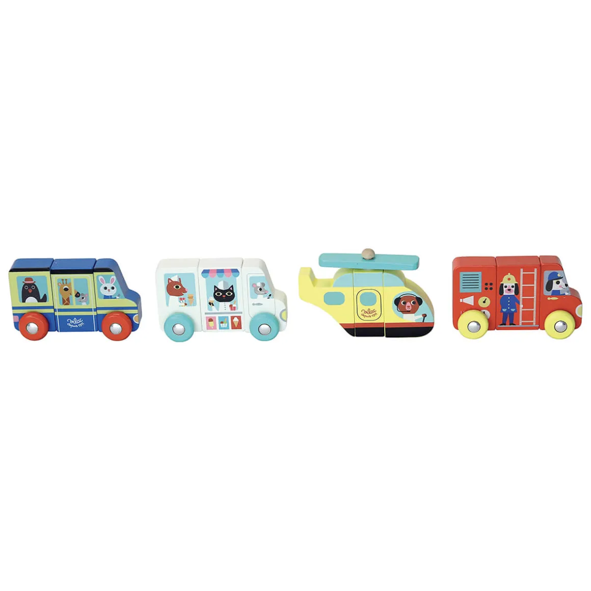Ingela P. Arrhenius Magnetic Trucks Set by Vilac