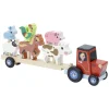 Ingela P. Arrhenius Tractor and Trailer with Animals Stacking Toy by Vilac