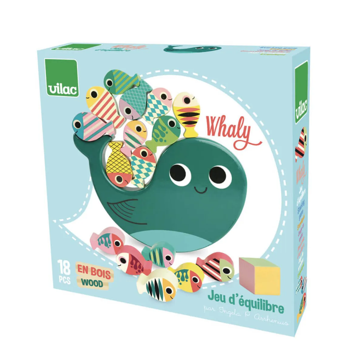 Ingela P. Arrhenius Whale Balancing Game by Vilac