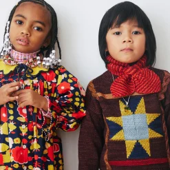 Ingrid Dress in Ink Playground by Misha & Puff - Last Ones In Stock - 3-6 Years