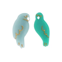 Inseperable Love Birds Hair Clip Duo by Coucou Suzette