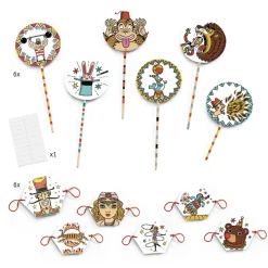 In The Ring Thaumatrope Optical Toy DIY Craft Kit by Djeco