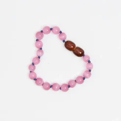 Irma Kids Bracelet in Pink Cat's Eye by Nirrimis