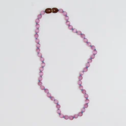 Irma Kids Necklace in Pink Cat's Eye by Nirrimis