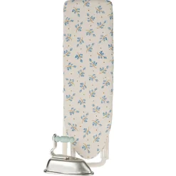 Iron and Ironing Board in Blue Floral by Maileg