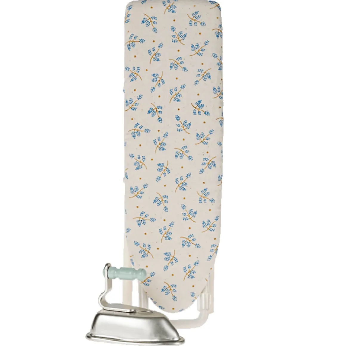 Iron and Ironing Board in Blue Floral by Maileg