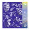 Iron Metallic Scratch Art Stickers Set by Djeco