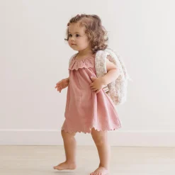Isla Dress in Lipstick by Quincy Mae