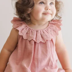 Isla Dress in Lipstick by Quincy Mae