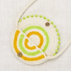 Isla Half Moon Bag in Marzipan by Misha & Puff