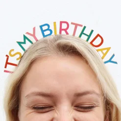 It's My Birthday Headband in Rainbow by Talking Tables