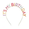 It's My Birthday Headband in Rose by Talking Tables