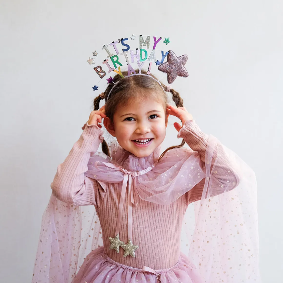 It's My Birthday Headdress in Metallics by Mimi & Lula