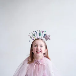 It's My Birthday Headdress in Metallics by Mimi & Lula