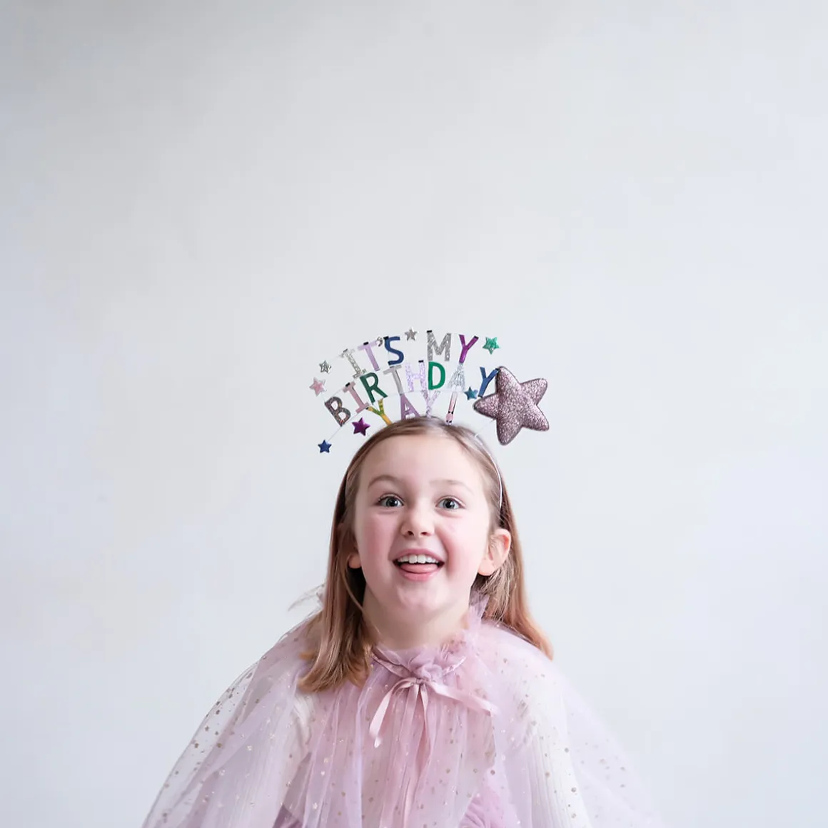 It's My Birthday Headdress in Metallics by Mimi & Lula