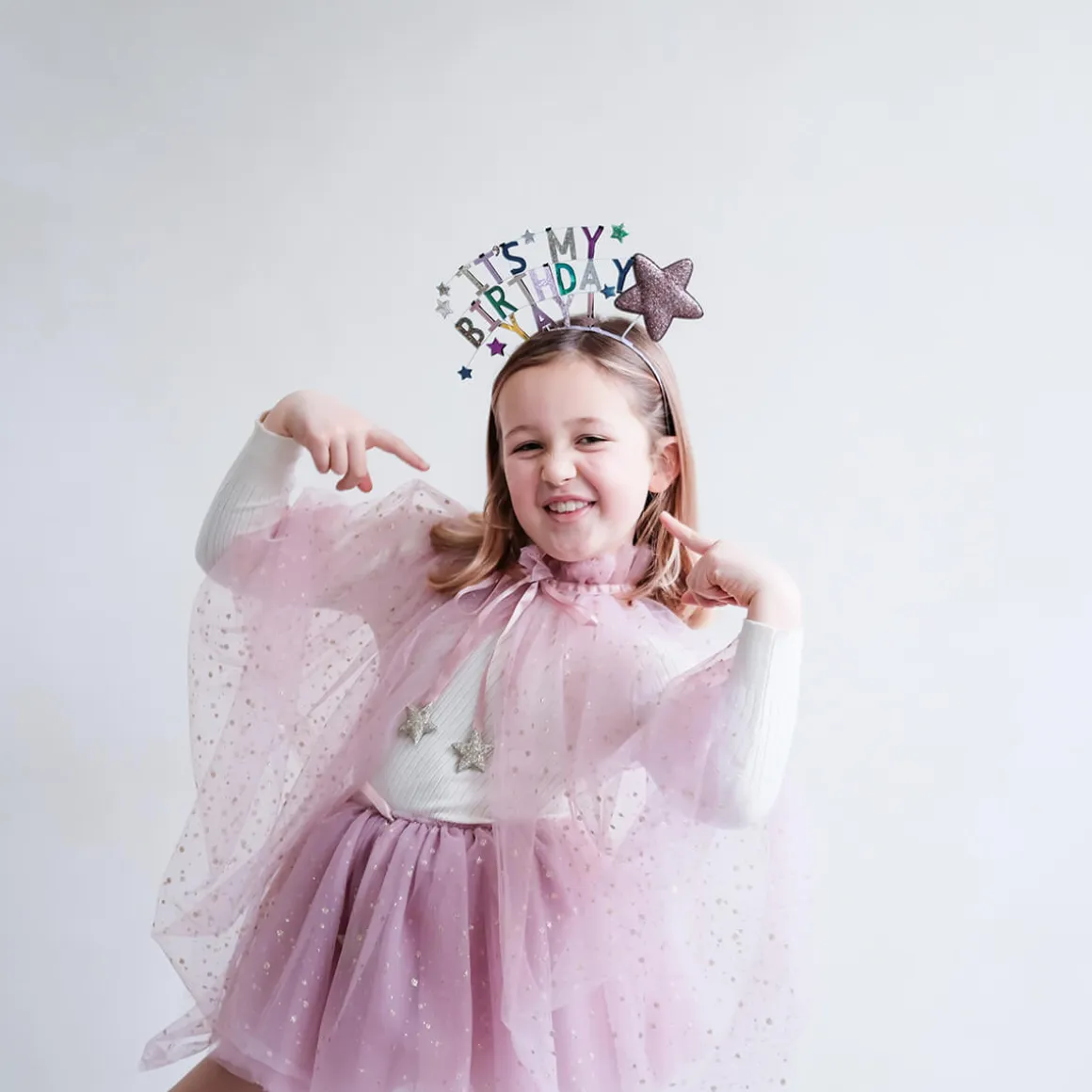 It's My Birthday Headdress in Metallics by Mimi & Lula