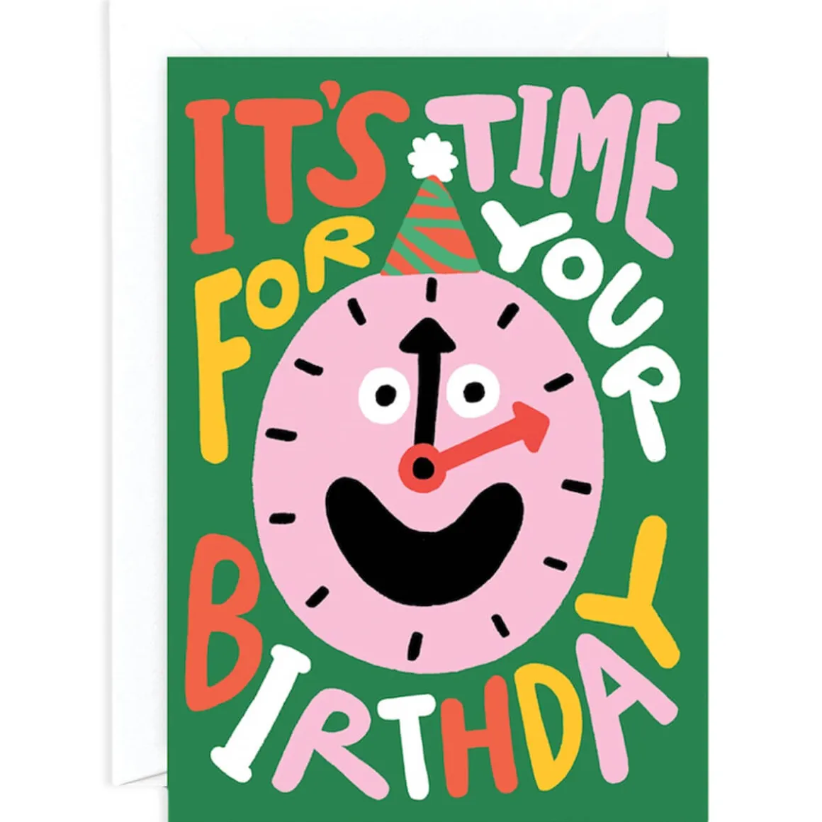 It's Time For Your Birthday Greetings Card by Cari Vander Yacht for Wrap