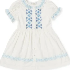 Ivy Dress in Opaline Embroidery by Lali