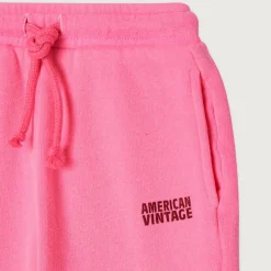 Izubird Kid's Joggers in Pink Fluo by American Vintage