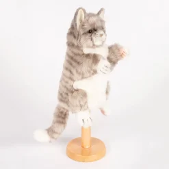 Jacquard Cat Hand Puppet (30cm) by Hansa