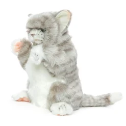 Jacquard Cat Hand Puppet (30cm) by Hansa