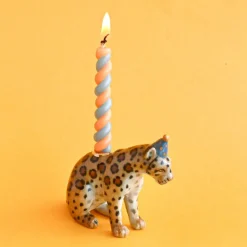Jaguar Ceramic Cake Topper by Camp Hollow